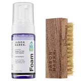 Jason Markk Quick Clean Kit, Shoe Cleaner, 2-Piece Set, Ready-To-Use Foam & Delicates Brush, Sneaker Care, Ideal for Footwear, S
