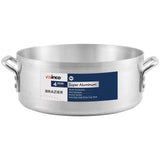 Winco USA Super Aluminum Braizer, Heavy Weight, 15 Quart, Aluminum