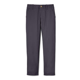 French Toast Boys Adjustable Waist Stretch Straight Fit Chino Pant (Standard & Husky), School Uniform Grey, 7