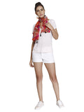 Shiloh Women Multicolour Georgette Printed Scarf/Stole