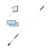 Unger Speed Clean with 4ft Pole and Extra Reusable Pads, Indoor Window Cleaner, Household Cleaning Supplies, Works with Glass an