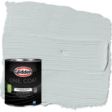 Glidden One Coat 1 qt. Winter Chill/Gray Semi-Gloss Interior Paint with Primer