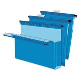 Pendaflex 59202 SureHook Reinforced Hanging Box Files, 2 Exp with Sides, Letter, Blue (Box of 25)