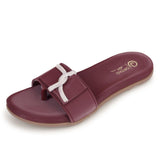 Ortho Joy Doctor Footwear For Women|| Fancy Slipper For Women || Orthopedic Women'S Fancy Slipper/Fancy Sandal For Women,Maroon,6,B0D5R7Q9T5