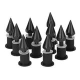 Wind Screen Spike,Windshield M5 Screws Nuts Fit for Motorcycle Modification(Black)