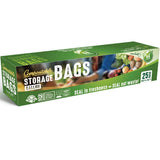 UNNI Compostable Storage Bags, Gallon, Resealable Compostable Food Storage Bags, 25 Count,10.5 x 10.7 inches,Earth Friendly High