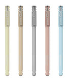 Doms INXPOP Ball Pen| 0.7mm Needle Tip | ULV Ink Technology | Break Free & Smooth Writing | PACK of 10 Ball pens | Blue Ink colo