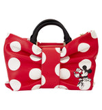 Loungefly Disney Minnie Mouse Rocks The Dots Bow Figural Crossbody Bag