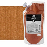 Turner Colour Works Acryl Gouache Artist Acrylic Paint - Single 250 ml Pouch - Copper