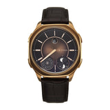 Titan Stellar Quartz Brown Shaped Dial Men'S Watch | Leather Strap Material | Watches For Men Analog - 10053Ql01