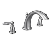 Moen T933 Brantford 2Handle Deck Mount Roman Tub Faucet Trim Kit, Valve Required, Chrome