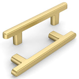KNOKLOCK 10 Pack 3 Inch(76mm) Kitchen Cabinet Handles Brushed Gold Cabinet Pulls Kitchen Cabinet Hardware Drawer Pulls for Cupbo