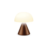 Lexon Mina Small Mushroom Lamp - LED Portable Bedside Light for Bedrooms, Kids & Nursery - Rechargeable with 12h Autonomy & Memo