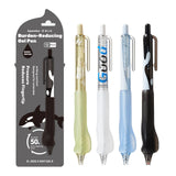 EpenGo Smooth Writing Pens - Fine Point 0.5mm Black Ink Gel Pen, Retractable Click Design with Ergonomic Soft Grip Cushion, 5 Pc