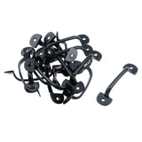 Antrader Mini Cabinet Hardware Handle Pulls, Black, Approx. 2 (50mm) Hole Centers, Pack of 16