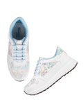 Shoetopia Women'S Wedge Heel Sneakers Blue,Blue,5,B0D14D6K46