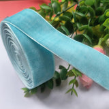 8 Yards 1(25mm) Velvet Ribbon for Wedding Christmas Gift Box Wrapping Bow Making Bouquet Wrap DIY Craft Decor (Blue, 1x8Yds)