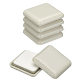 uxcell Furniture Sliders, 8Pcs 1 1/6 - Plastic Self-Adhesive Square Sliding Pads, Chair Glides for Carpeted Tile Vinyl Hardwood