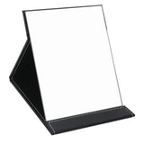 EFAILY Folding Travel Mirror, PU Portable Adjustable Rectangular Ultrathin Mirror, for Travel, Camping,Home(10W 7.8L)