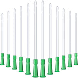 Nuanchu 60 Pieces PVC Replacement Tubings Supplies Tubes Kit Clear Replacements Hose with Flexible Rounded End for Smooth Insert