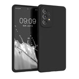 kwmobile Case Compatible with Samsung Galaxy A53 5G Case - TPU Silicone Phone Cover with Soft Finish - Black