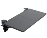 VIVO Clampon 24 x 12 inch (14 Including Clamps) Desk Extender, Wrist Support, Foldable Keyboard Tray, Table Mount for Sit Stand