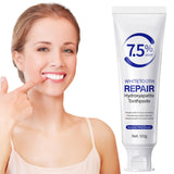 Hydroxyapatite Toothpaste 7.5 for Enamel Protection and Tooth Strengthening, Gentle Mint Fluoride-Free Toothpastes for Sensitive