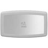Koala Kare Surface-Mounted Horizontal Baby Changing Station with Stainless Steel Veneer, Model KB300-05SS (White Granite)