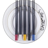 HICHAKI Alloy Reusable Chopsticks for Sushi Noodles | Non Slip | DishwasherSafe | Japanese | Korean | Perfect Gift Set (Pack of