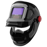 YESWELDER Flip-up Auto Darkening Welding Helmet with Large View, Digital Welding Lens, 1/1/1/1 True Color 4 Arc Sensor Wide Shad
