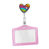 Calandis Nurse Badge Card Holder Coworkers Office Gift Nurse Badge Holder Colorful Heart | Id & Document Holders | Womens Access