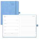 POPRUN Weekly Planner 2025-2026 (Medium 6.5x 8.5) Academic Calendar (JUL.25 - JUN.26) Appointment Book with Monthly Tabs, Le