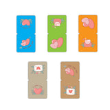 woopme Set of 5 Magnetic Beautiful Love Printed Hanging Bookmark for Book Lovers Readers Students Gift Magnetic Page Clips Foldi