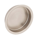 Ives by Schlage 221B15 Satin Nickel Ives 27/16 in. L Brass Flush Pull, 1 Count (Pack of 1)