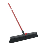 LIBMAN 801.0 Push Broom with Resin Block, Fine Duty Bristles, 24