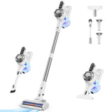 Trucozie Cordless Vacuum Cleaner, 8-in-1 Lightweight Stick Vacuum with 45mins Runtime, Powerful Suction, Vacuum Cleaners for Hom
