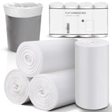Charmount 1.2 Gallon Small Trash Bags, 200 Count Garbage Bags Bathroom Trash Can Liners,fit 4.5-5 Liter Clear