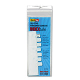 RediTag, RTG31010, Permanent Stick WriteOn Index Tabs, 416 / Pack, White, 416 Tabs