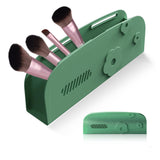 Travel Silicone Makeup Brush Holder with Breathable Lightweight Cosmetic Organizer Bag - Portable, Stylish, Versatile | Ideal Ma
