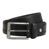 Da Milano Non Reversible Leather Belt For Men Black
