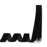 Lemon Park Black Velvet Ribbon,1 W x 20Yd Single Face,Great for Gift Wrapping,Hair Bows,Handmade Craft and Christmas,Wedding Dec