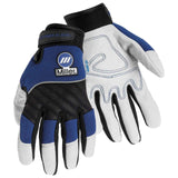 Welding Gloves, 3D, XL, Wing, 5In, PR,Blue