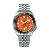 Seiko Analog Orange Dial Men'S Watch-Ssk005K1