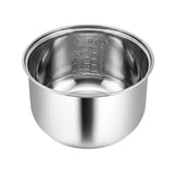 Stainless Steel Inner Pot Compatible with Aroma Rice Cooker, 2Qt