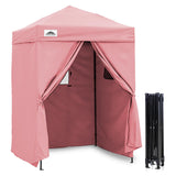EAGLE PEAK Flex Ultra Compact 5x5 Pop-up Canopy, Sun Shelter, Changing Room, Portable Privacy Tent for Pool, Fashion Photoshoots