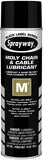 Sprayway SW291 M1 Moly Chain & Cable Lubricant, 15oz