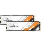 Timetec 512GBx2 (2 Pack) SSD 3D NAND SATA III 6Gb/s M.2 2280 NGFF Read Speed Up to 550MB/s SLC Cache Performance Boost Internal