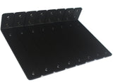 8 Pack - L 8 x H 2 x W1.5, 5mm Thick Black L Shelf Bracket, Iron Shelf Brackets, Metal Shelf Brackets, Floating Shelf, Shelf Sup