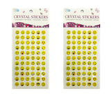 Bitona 2 Packet Mixed Emoji Sticker For Art And Craft Or Decorating Mobile Phone, Files, Project Work (2 Set) 66 Pc Each