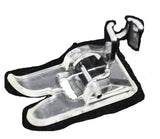Presser Foot Hinged Satin Low Shank Transparent Plastic 5616